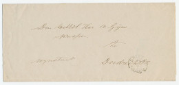 Halfrond-Francostempel Brielle - Dordrecht 1863 - ...-1852 Préphilatélie