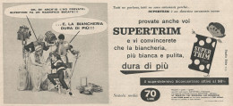 W1869 SUPERTRIM Detersivo Per Bucato - Pubblicità Del 1958 - Vintage Advert - Publicités