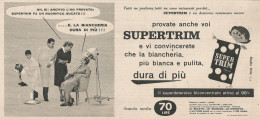 W1868 SUPERTRIM Detersivo Per Bucato - Pubblicità Del 1958 - Vintage Advert - Publicités