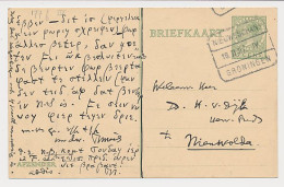 Treinblokstempel : Nieuweschans - Groningen IV 1927 - Unclassified