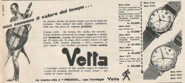 W1818 Orologio 17 Rubini VETTA - Pubblicità 1958 - Vintage Advertising - Publicités