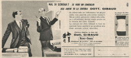 W1842 Cintura Elastica Del Dott. GIBAUD - Pubblicità 1958 - Vintage Advertising - Werbung