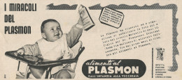 W1801 I Miracoli Del Plasmon - Pubblicità 1958 - Vintage Advertising - Publicités