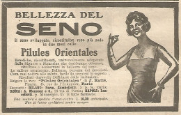 W1691 Pilules Orientales - Bellezza Di Seno - Pubblicità Del 1926 - Old Advert - Reclame