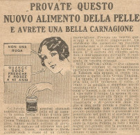 W1673 Cipria PETALIA - Crema TOKALON - Pubblicità Del 1926 - Old Advertising - Advertising