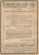 W1662 Metodo Casali Guarisce La TUBERCOLOSI - Pubblicità Del 1926 - Old Advert - Publicités