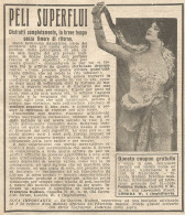 W1667 Frederica Hudson - Via I Peli Superflui - Pubblicità Del 1926 - Old Advert - Publicidad