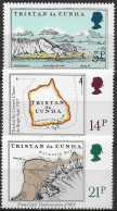 1981 Tristan Da Cunha Early Maps 3v. MNH SG. N. 304/06 - Otros & Sin Clasificación