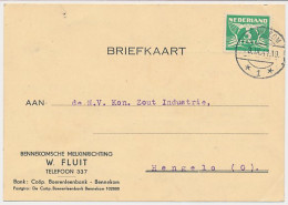 Firma Briefkaart Bennekom 1941 - Melkinrichting - Zonder Classificatie