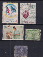 Timbres   Népal - Nepal