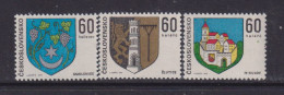 CZECHOSLOVAKIA  - 1973 Regional Capitals Set Never Hinged Mint - Unused Stamps