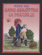 Etiquette De Bière à La Framboise  -  Des Sans Culottes  -  Brasserie La Choulette  à  Hordain   (59) - Bière