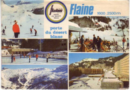 (74). Flaine. 0023 Porte Du Desert Blanc écrite 1977 - Other & Unclassified