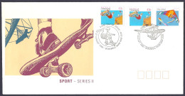 Australia 1990 - Sport, Series II, Skateboarding, Hang - Gliding - FDC - Primo Giorno D'emissione (FDC)