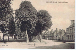 LOIRET - JARGEAU - Boulevard Carnot - Coll. L. Marchand - Barreau, édit. - Jargeau