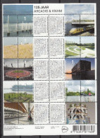 Nederland 2013 - NVPH 3016/3025 - Blok Block -125 Years Arcadis Heidemij, Architecture - MNH Postfris - Ungebraucht