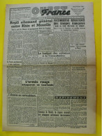 Journal L'Ouest France Du 20 Mars 1945. Guerre De Gaulle Rhin Tonkin Indochine Mandel Courlande Japon Bombardé - Andere & Zonder Classificatie