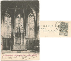 Braine-le-Comte Le Maître-autel De L'Eglise, Saint-Géry 1903, Hainaut, TTB-CPA, Vintage - Braine-le-Comte