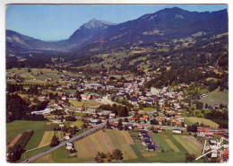 (74). Samoens Ed Jansol N° VA 758 Vue Aerienne 1 Pli & E8658 Cascade Du Mont D'Ant. Edelweis & Le Grand Massif - Samoëns