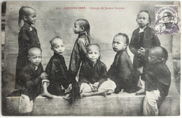 CPA Carte Postale / Indo-Chine, Indochine, Vietnam / Imprimeries Réunie - 215 / Groupe De Jeunes Garçons - Viêt-Nam