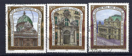 ÖSTERREICH Komplettsatz ANK-Nr. 2115 - 2117 Bildende Kunst Gestempelt - Siehe Bild - Used Stamps