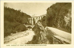 (74). CPA 12163 Viaduc Et Pont De Ste Marie Aux Houches.  Les Houches Neuve - Autres & Non Classés