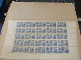 N° 607 En Feuille  De  25 Timbres Entières Neuves - Fogli Completi