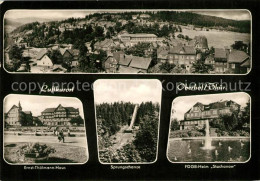 73099243 Oberhof Thueringen Sprungschanze Panorama Ernst Thaelmann Haus Oberhof  - Oberhof