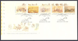 Australia 1990 - Gold Fever, Mining, Horses, Panning For Gold - FDC - Sobre Primer Día (FDC)