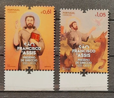 2023 - Portugal - MNH - Saint Francis Of Assis - Presepius Of Greccio - 1223/2023 - 2 Stamps + Block Of 1 Stamp - Nuevos