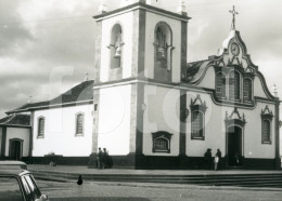 1975 ORIGINAL AMATEUR PHOTO FOTO LAJES IGREJA SAO MIGUEL ARCANJO PRAIA DA VITORIA TERCEIRA AÇORES AZORES PORTUGAL AT279 - Places