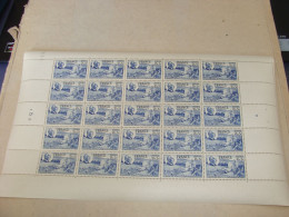 N° 607 En Feuille  De  25 Timbres Entières Neuves - Fogli Completi