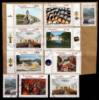 0005E-COLOMBIA-2004- USED STAMPS LOT - NARIÑO AND TOLIMA DEPARTMENTS, NO COMPLETE SETS - Colombia