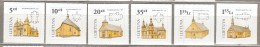 LITHUANIA 2008 Wooden Churches Self Adhesive MNH(**) Mi 954 I-959 I #Lt875 - Litouwen