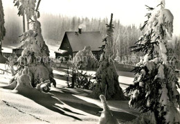 73099103 Erzgebirge Region Winterlandschaft Erzgebirge Region - Annaberg-Buchholz