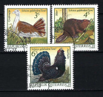 ÖSTERREICH Komplettsatz ANK-Nr. 1748 - 1750 Schützt Gefährdete Tiere Gestempelt (2) - Siehe Bild - Used Stamps