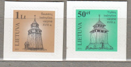 LITHUANIA 2011 Wooden Churches Self Adhesive MNH(**) Mi 923 III-924 III #Lt878 - Litouwen