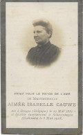 DP.AIMEE CAUWE ° BRUGES (BELGIQUE) 1851- + SCHEVENINGEN (HOLLANDE) 1918 - Religion & Esotérisme