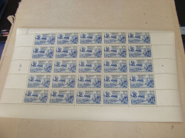 N° 607 En Feuille  De  25 Timbres Entières Neuves - Fogli Completi