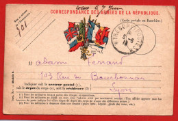 (RECTO / VERSO) CARTE CORRESPONDANCE DES ARMEES DE LA REPUBLIQUE LE 05/6/1918 - TRESOR ET POSTES - Briefe U. Dokumente