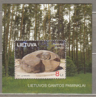 LITHUANIA 2011 Stone Puntukas MNH(**) Mi Bl 44 #Lt879 - Lituanie