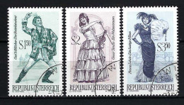 ÖSTERREICH Komplettsatz ANK-Nr. 1361 - 1363 Berühmte Operetten Gestempelt (1) - Siehe Bild - Used Stamps