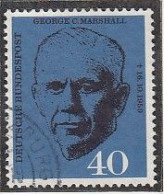 BRD  344, Gestempelt, George C. Marshall, 1960 - Oblitérés