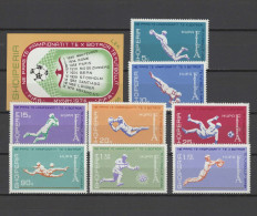 Albania 1973 Football Soccer World Cup Set Of 8 + S/s MNH - 1974 – West Germany