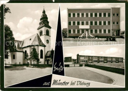 73098683 Muenster Dieburg Kirche Firma Haus Muenster Dieburg - Autres & Non Classés