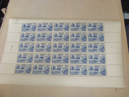 N° 607 En Feuille  De  25 Timbres Entières Neuves - Feuilles Complètes