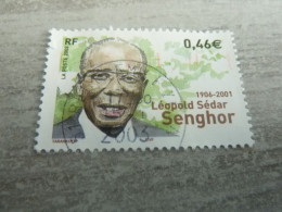 Leopold Sedar Senghor (1906-2001) Politique - 0.46 € - Yt 3537 - Multicolore - Oblitéré - Année 2002 - - Neufs