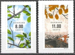 Denmark Danmark Dänemark 2011 Europa Cept Forest Forêt Wald Michel No. 1642-43A ** Neuf MNH Postfrisch - 2011