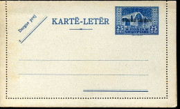 X0512 Albania,stationery Karte-Leter 25Q. Showing The Vezirs Bridge Over The Drin - Albanien