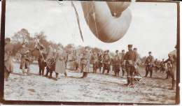 N80 - Photo - Lot De 3 Photos D'aérostation Militaire Et D'un Ballon D'observation - Luftfahrt